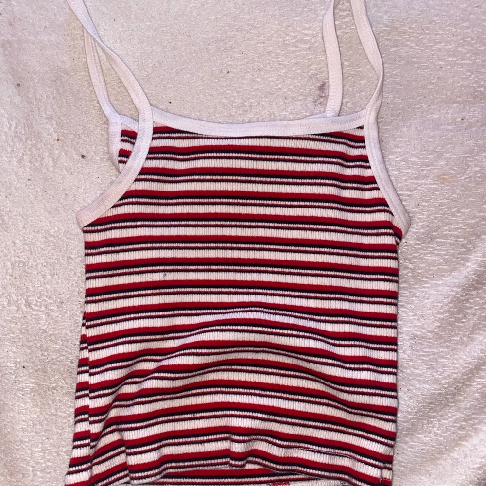 Brandy Melville Cropped Striped Tank